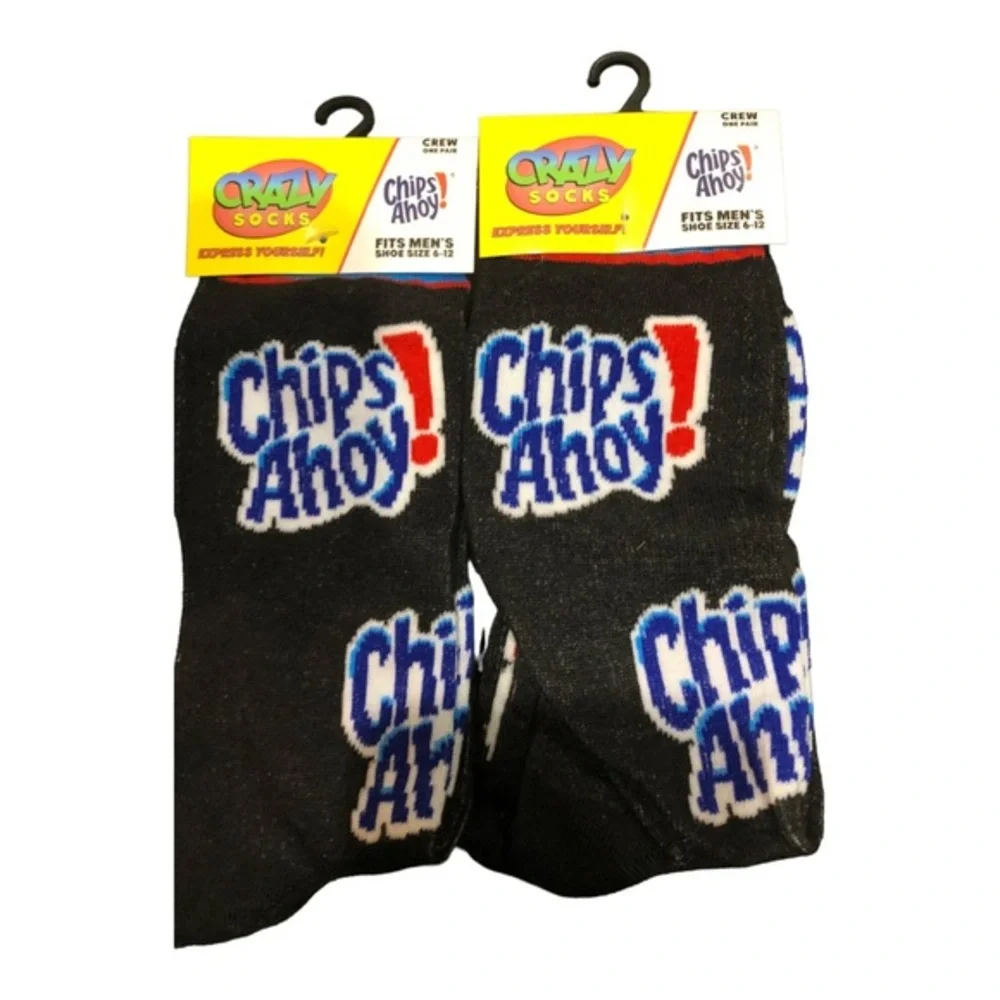 Buy 1 get 1 free! kool-aid White & red crazy‎ fun gag gift crew socks. new